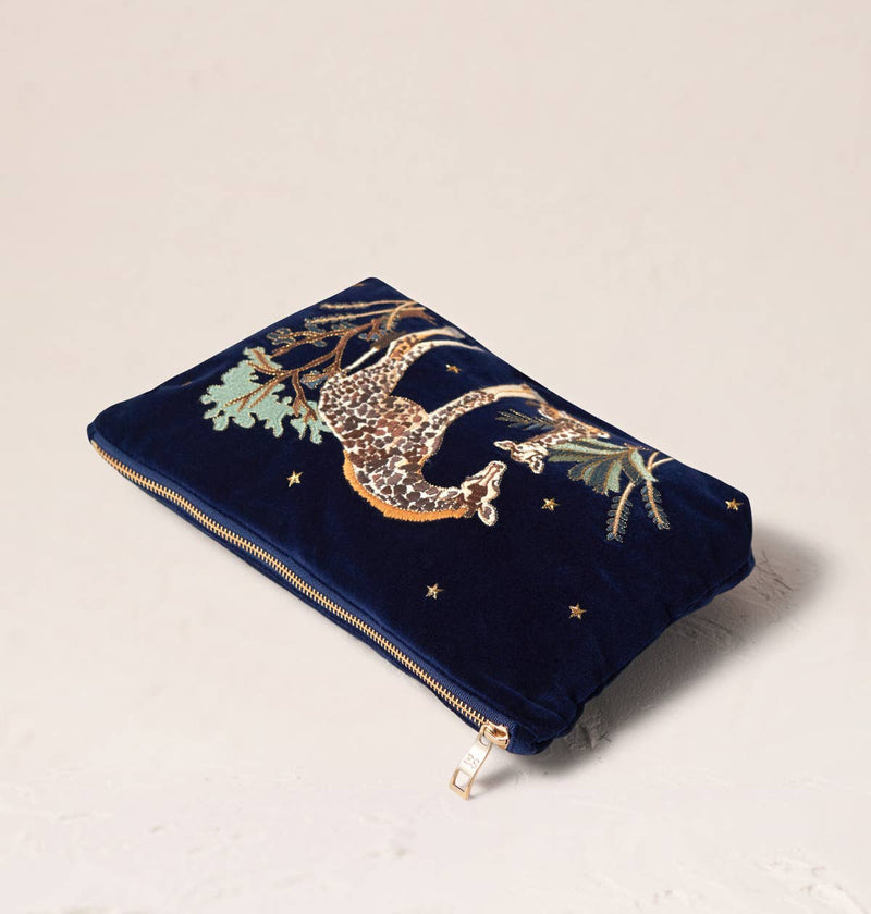 Elizabeth Scarlett London - Giraffe Mother & Baby Everyday Pouch: Navy