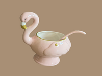 Flamingo Punch Bowl & Ladle