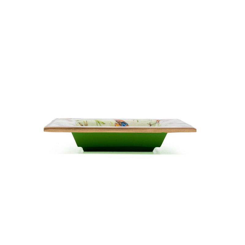 Taking Flight Enameled Smidge Tray: Multi-Color