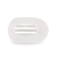 Coconut White Small Flat Round Clip