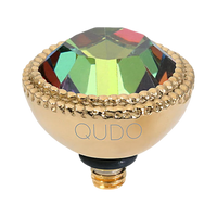QUDO Fabero Double Beaded Crystal Topper – LG 11mm (Swarovski, Interchangeable)