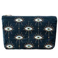 Elizabeth Scarlett London Everyday pouch with mystical eyes