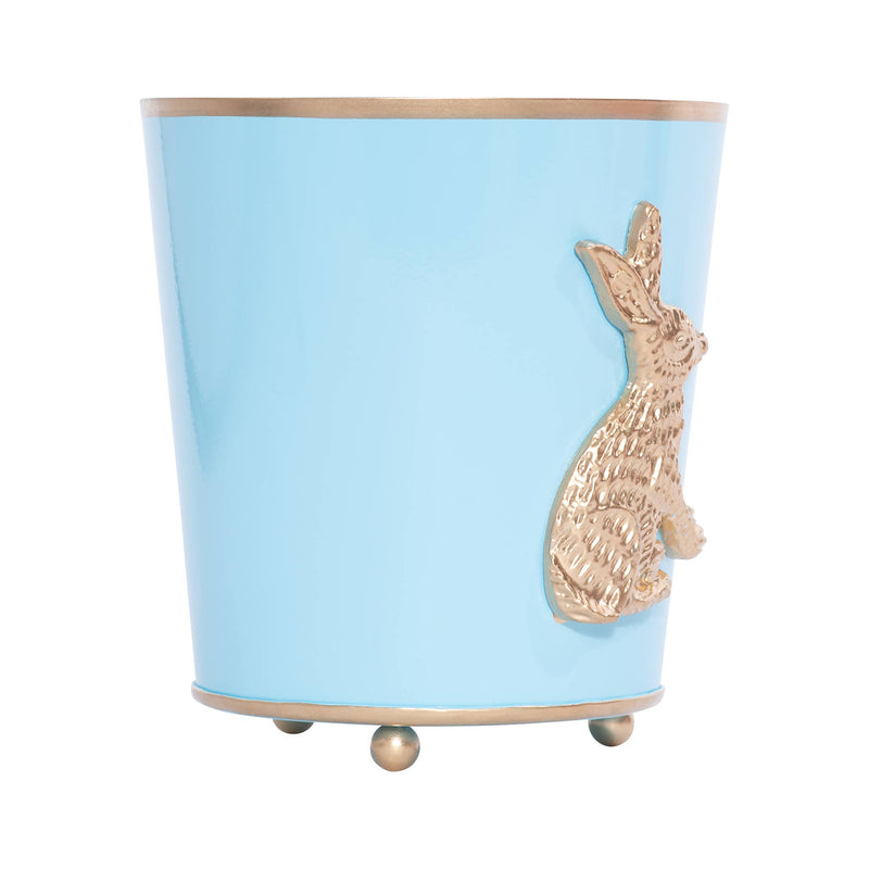 Regency Rabbit Round Cachepot Planter 6: Light Blue