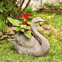 Magnesium Swan Planters "Derek & Odette"- 2 Assorted