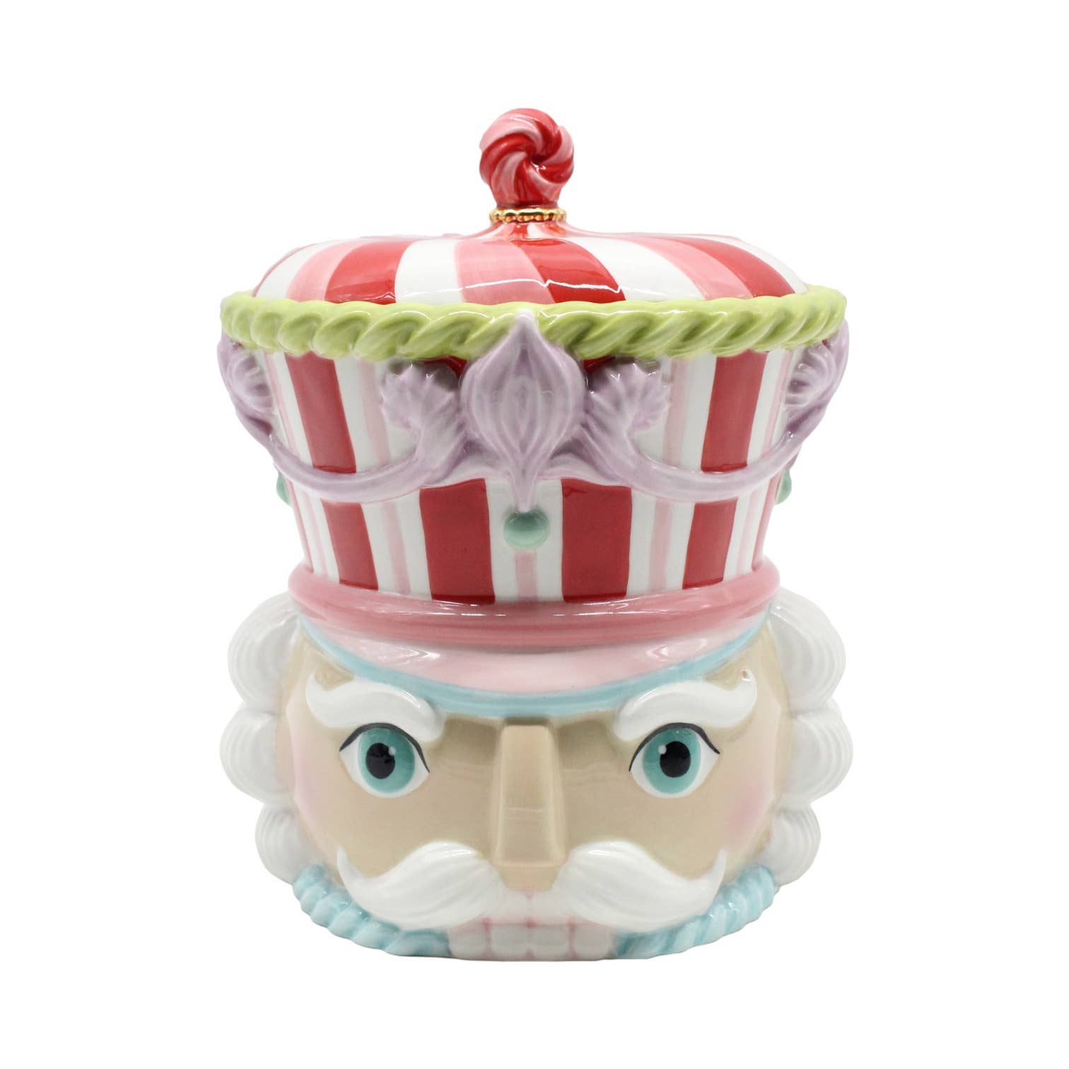December Diamonds 10-Inch Nutcracker Head Cookie Jar