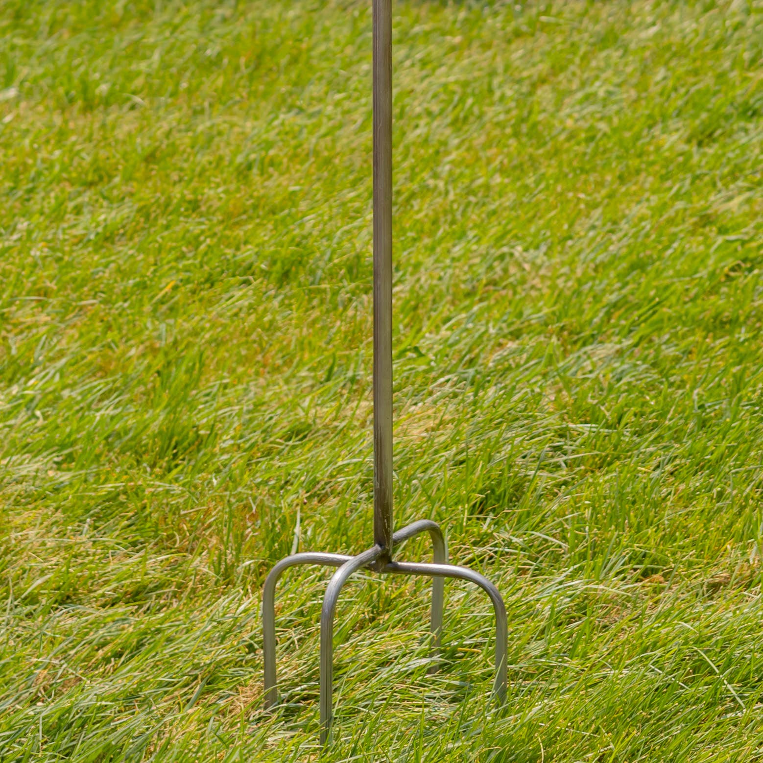 65.5" Tall Iron Birdhouse Stake "Riga"- 2 Color Options: Silver