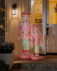 FUNBOY Candy-Colored Inflatable Nutcracker — 5 Ft