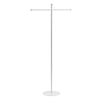 Metal Necklace and Scarf Stands: White / 34.25" Tall