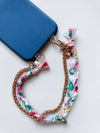 Cell Phone Wristlet Holly: Gold