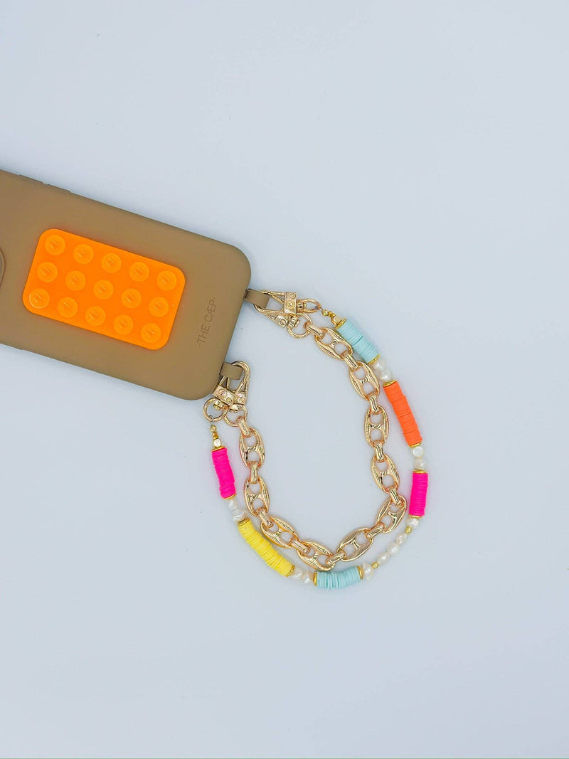 Goldi Peanut Chain: Cell Phone Wristlet