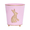 Regency Rabbit Round Cachepot Planter 6: Light Pink