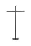 Metal Necklace and Scarf Stands: White / 34.25" Tall