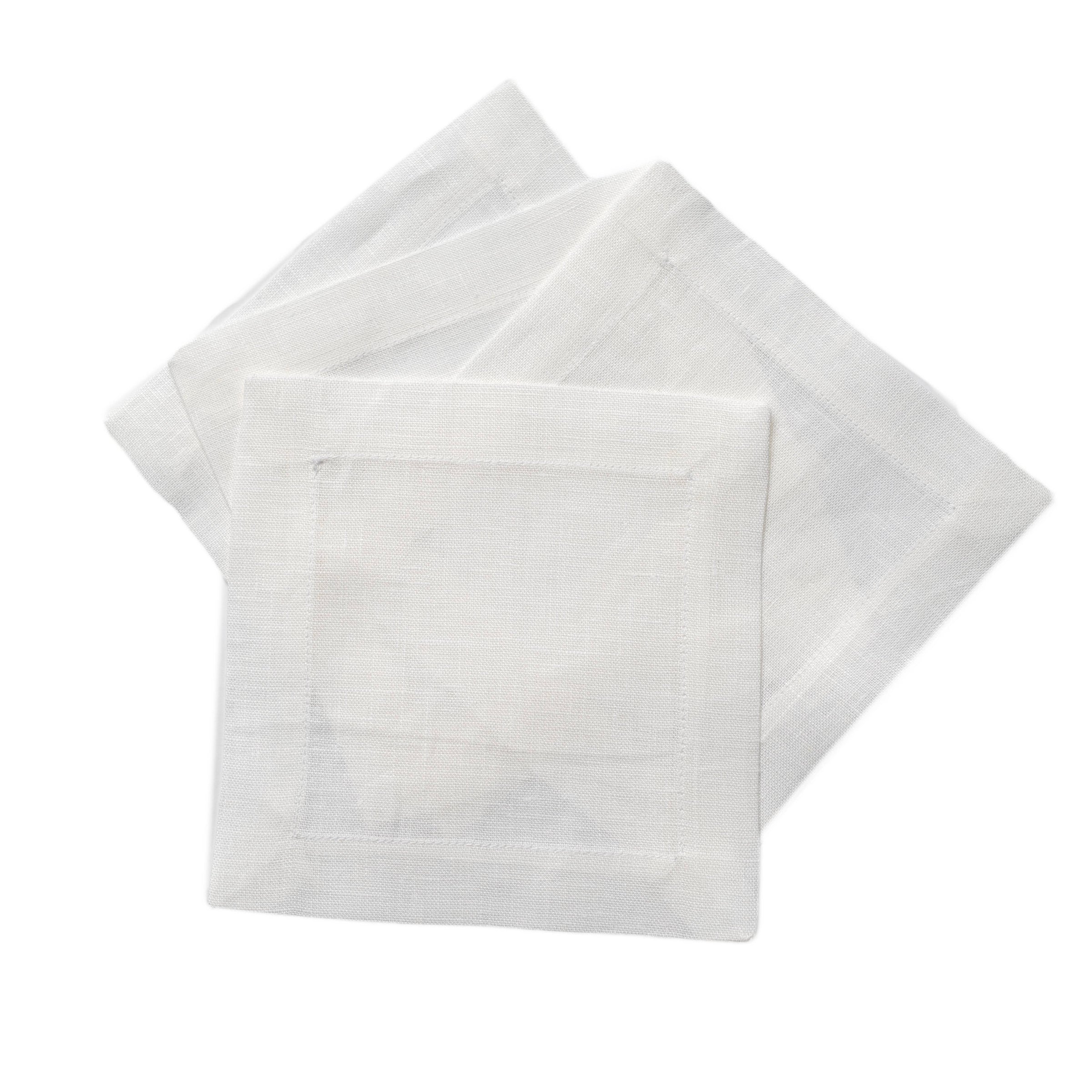 En Plain Air Linen Cocktail Napkin