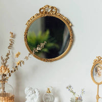 Ornate Mirror with Gold Vintage Detail