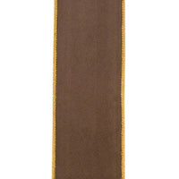 Velvet Touch Deluxe, Brown/gold, 2-1/2 In, 5 Yards