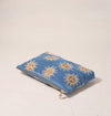 Elizabeth Scarlett London - Sun Goddess Everyday Pouch: Velvet / Blue