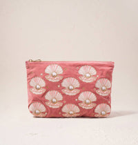 Elizabeth Scarlett London Pearl Shell Rose Pink Everyday Pouch