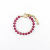 La Vie Quincy Bracelet: Deep Pink