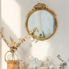 Ornate Mirror with Gold Vintage Detail