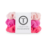 Set of 3 Pink Terry Cloth Scrunchies