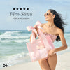 Special Edition Bow Beach Tote – Soft Pink w/ Phone Pouch by Case-Mate