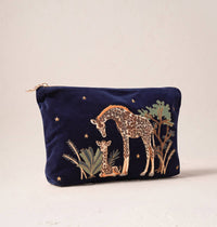 Elizabeth Scarlett London - Giraffe Mother & Baby Everyday Pouch: Navy