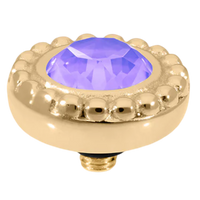 Qudo Topper – Single Rope  Bezel Guiare 11mm (Interchangeable, Swarovski Crystal)