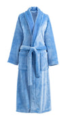 Blue robe on a white background