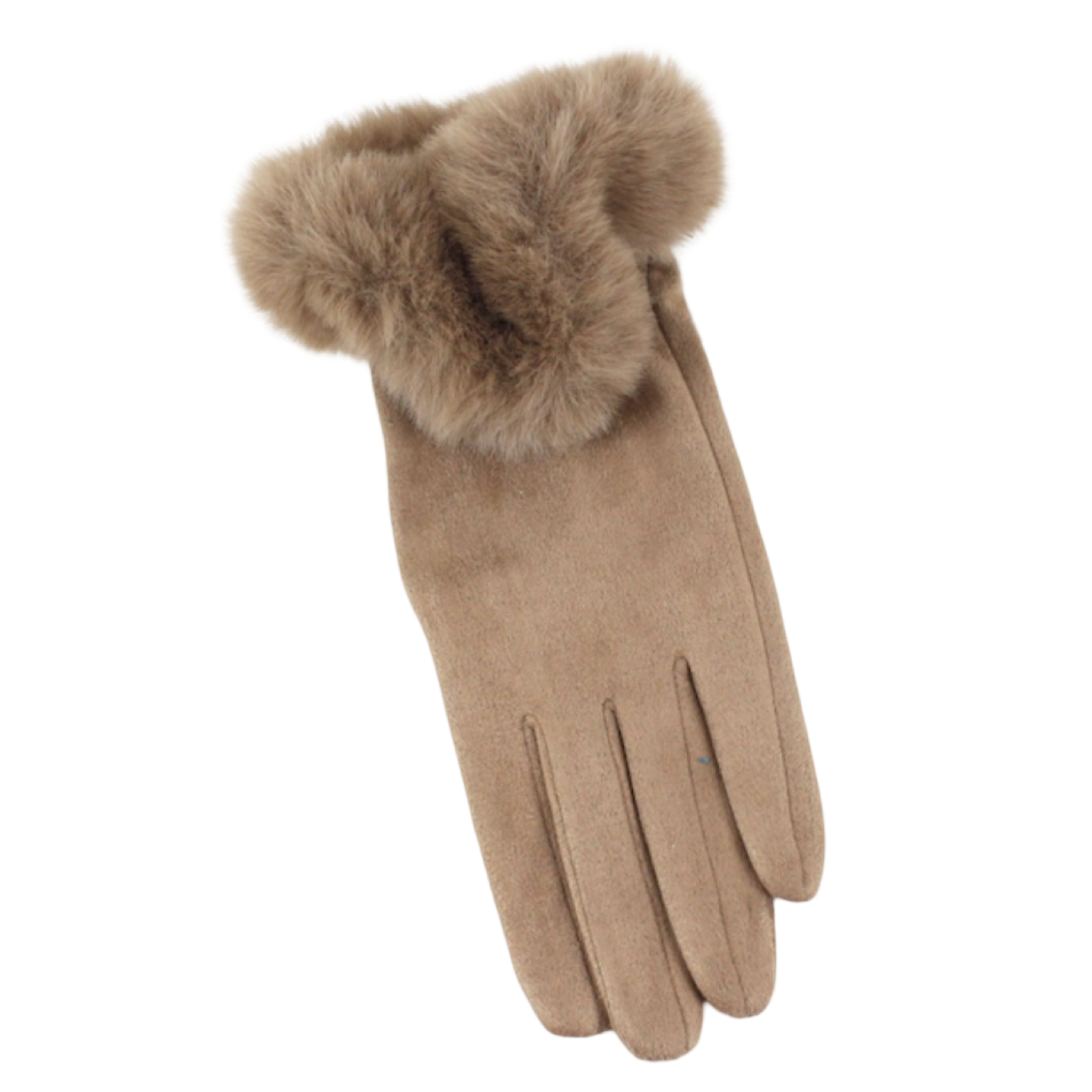 Après Darling Taupe Faux Fur Cuff Gloves | Oh, Meredith