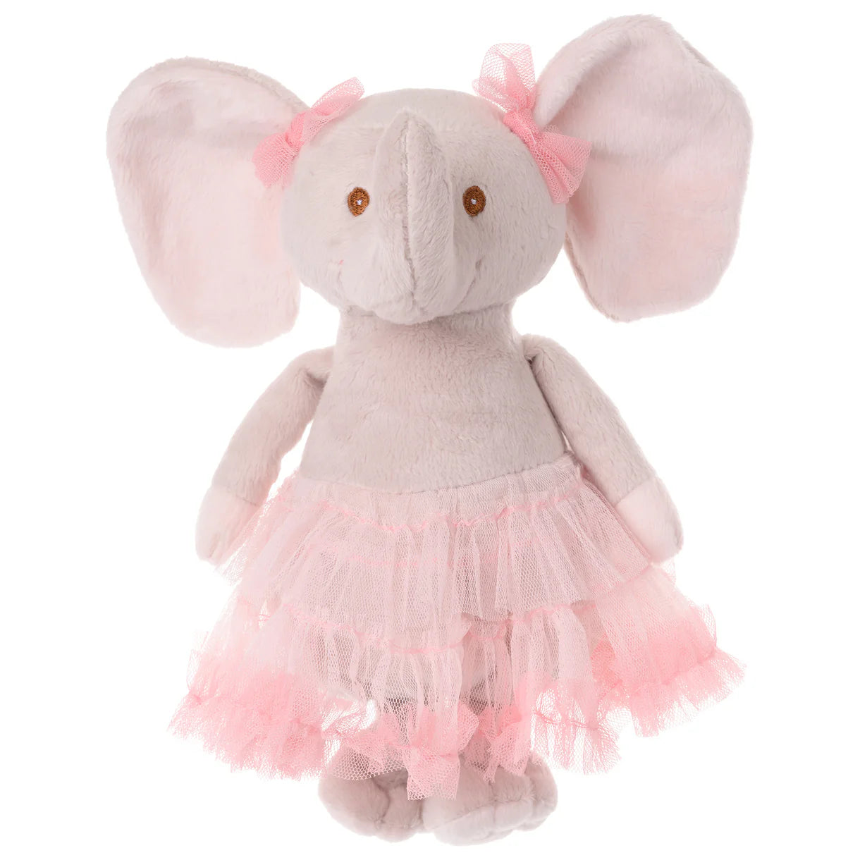 Augusta elephant plush, tutu elephant toy, Bukowski Bears Sweden, soft elephant stuffed animal, ballerina elephant, boutique plush toy, pink elephant gift, whimsical stuffed animal, elephant with tutu, European plush toy