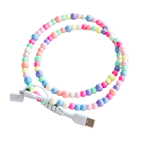 Beaded Colorful Phone Charger USB USC