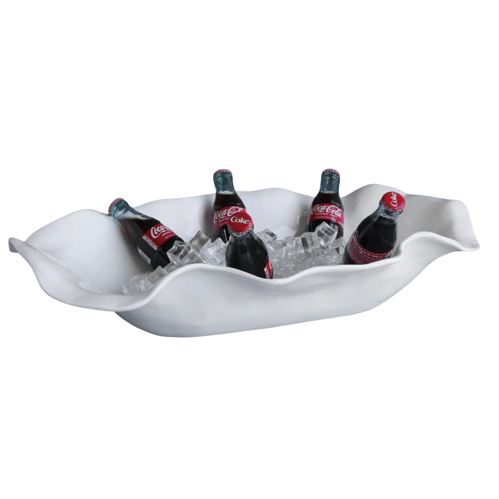 Beatriz Ball melamine, VIDA Havana large serving platter, Havana oval centerpiece, white melamine serveware, extra large melamine platter, Beatriz Ball Havana collection