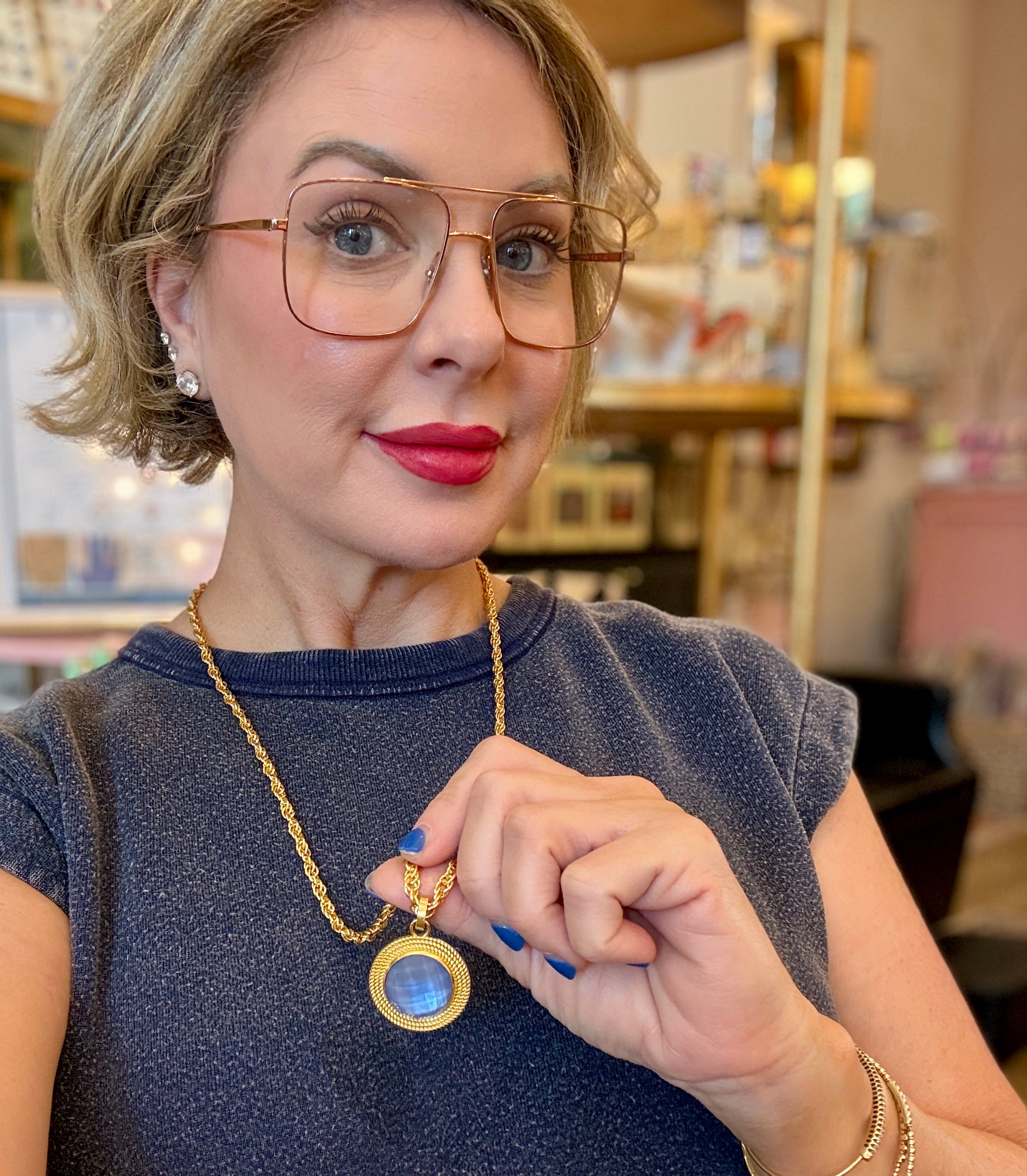 Betty Carré Aurora Necklace Tanzanite