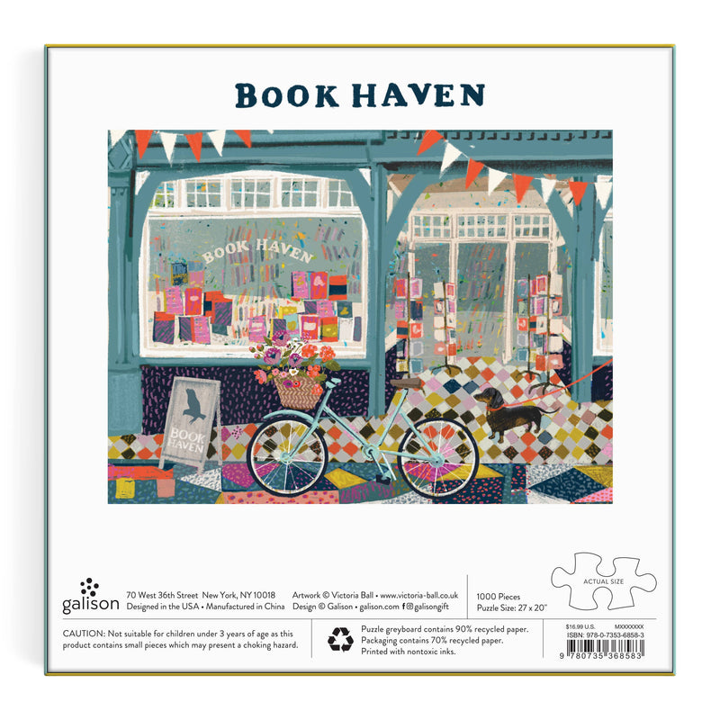 Book Haven 500 piece jigsaw puzzle