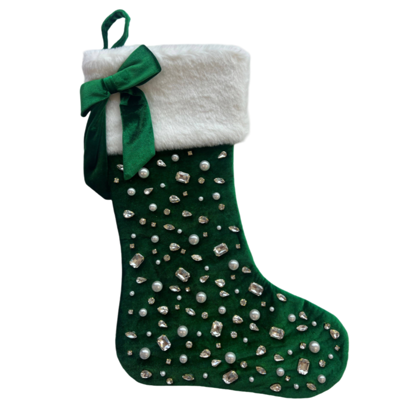 Brianna Cannon Kelley Green Christmas Stocking