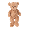 Brown teddy bear on a white background