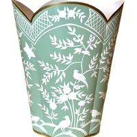 Chinoiserie Wastepaper Basket
Green and White Wastepaper Basket
Hand-Painted Chinoiserie Basket
Scalloped Edge Wastepaper Basket
Floral and Bird Design Wastepaper Basket
Luxury Wastepaper Basket