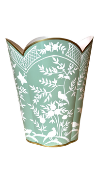 Chinoiserie Wastepaper Basket
Green and White Wastepaper Basket
Hand-Painted Chinoiserie Basket
Scalloped Edge Wastepaper Basket
Floral and Bird Design Wastepaper Basket
Luxury Wastepaper Basket