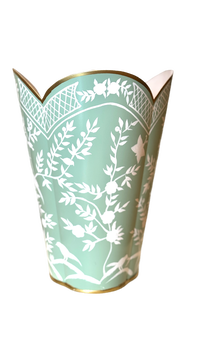 Chinoiserie Wastepaper Basket
Green and White Wastepaper Basket
Hand-Painted Chinoiserie Basket
Scalloped Edge Wastepaper Basket
Floral and Bird Design Wastepaper Basket
Luxury Wastepaper Basket