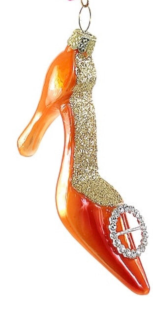 Cody Foster High Heel Ornament Colorful Orange