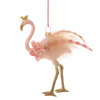 Cody Foster Royal Flamingo Pink Pearl Bow Ornament