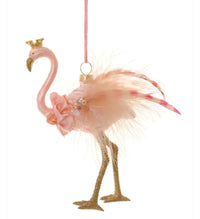 Cody Foster Royal Flamingo Pink Pearl Bow Ornament