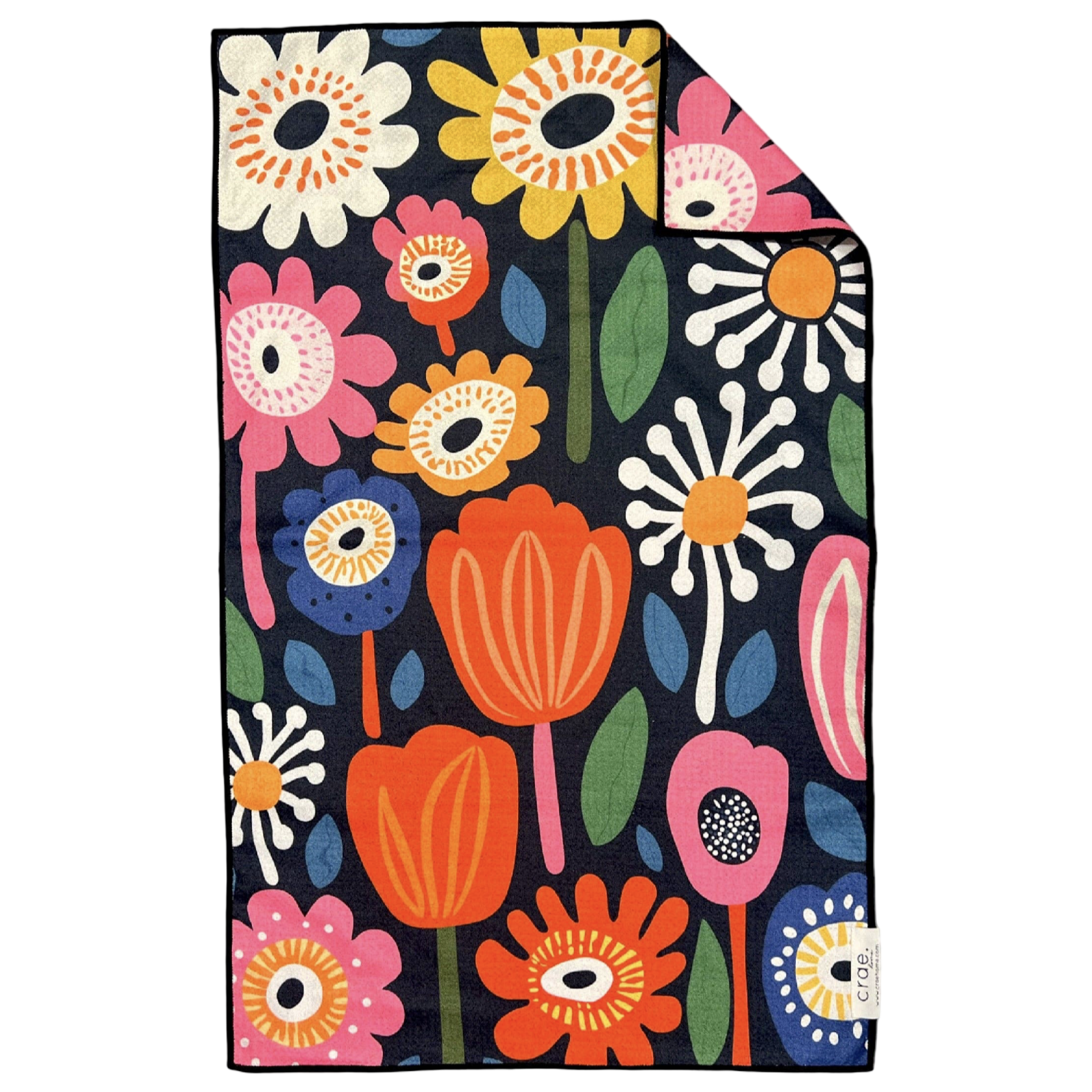 Floral-patterned product on a white background