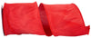 Dupioni Supreme SIlk Wire Decorative Ribbon Red