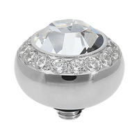 QUDO Tondo Deluxe Silver Top | Neutral Crystal Collection