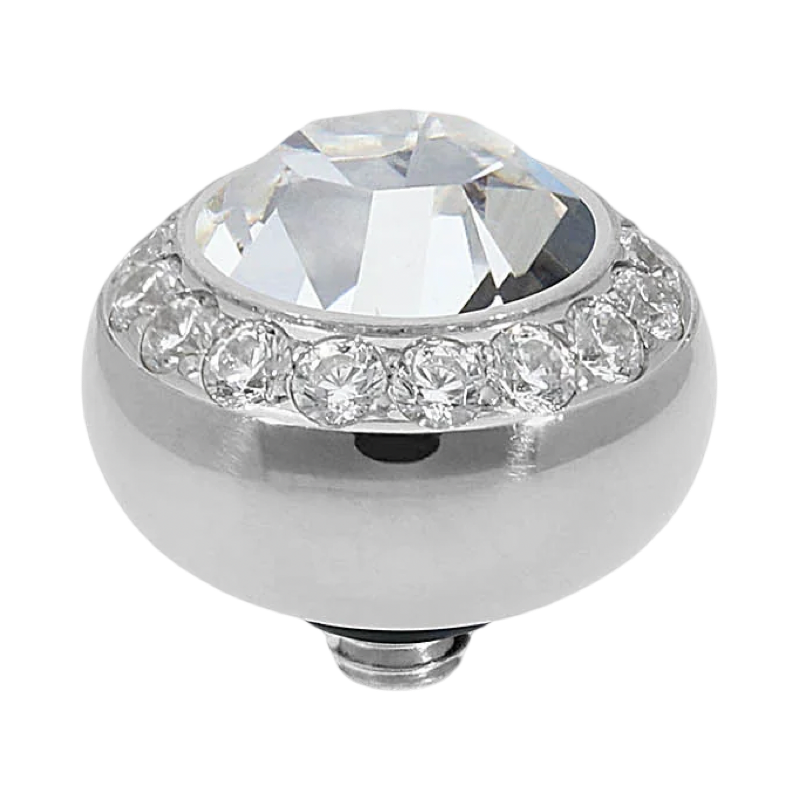 QUDO Tondo Deluxe Silver Top | Neutral Crystal Collection