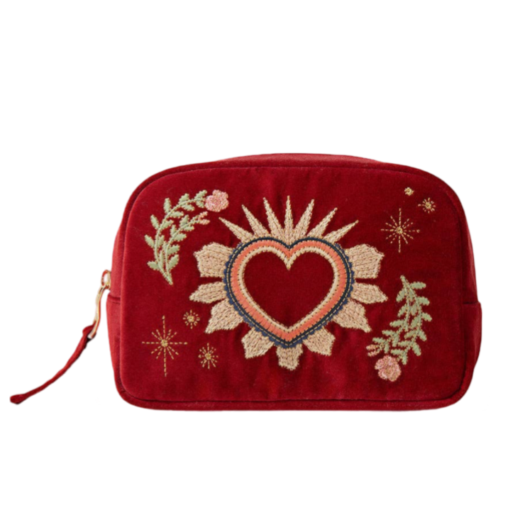 Elizabeth Scarlett Makeup Bag Sacred Heart