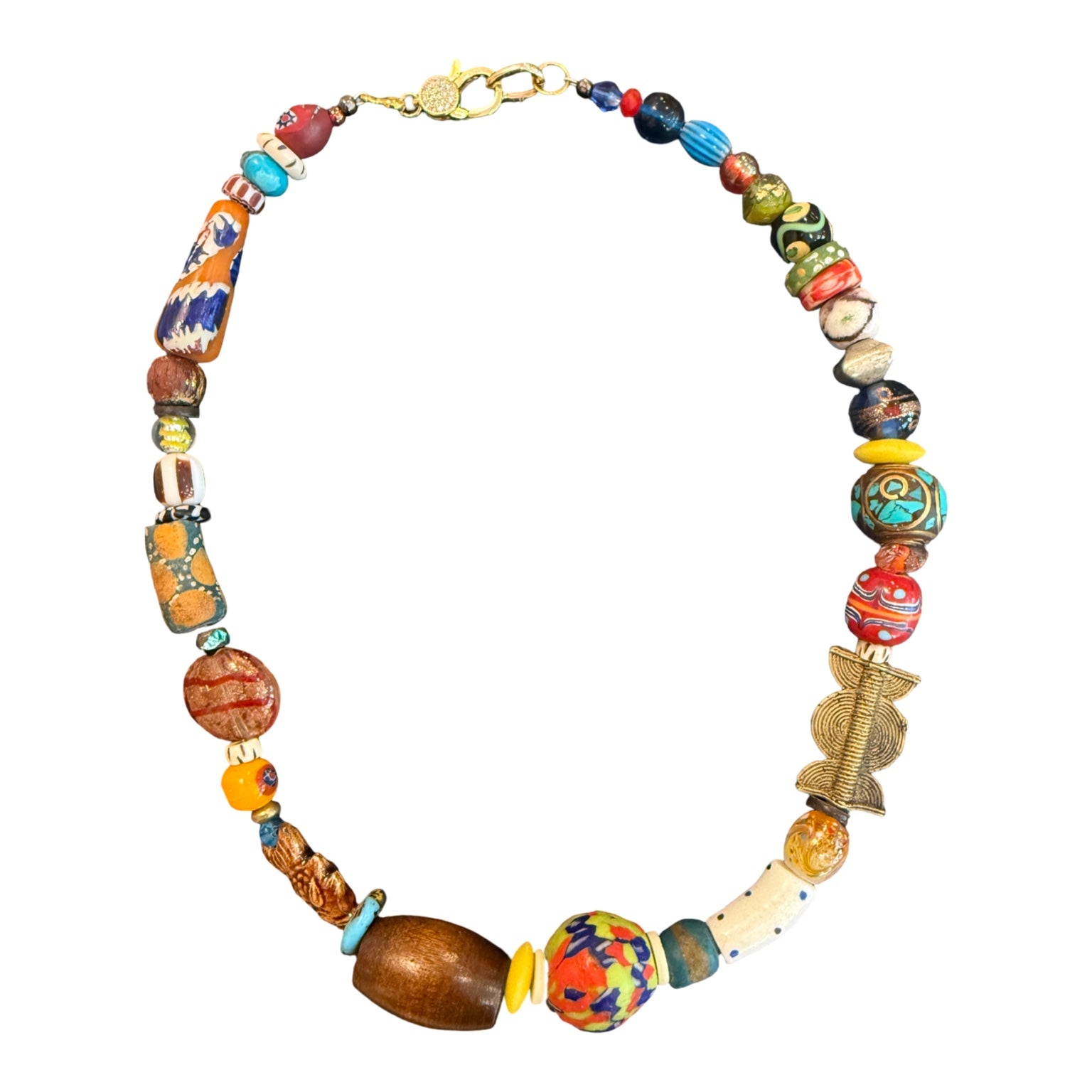 The Nomad Necklace | One-of-a-Kind Artisan Beaded Statement Necklace