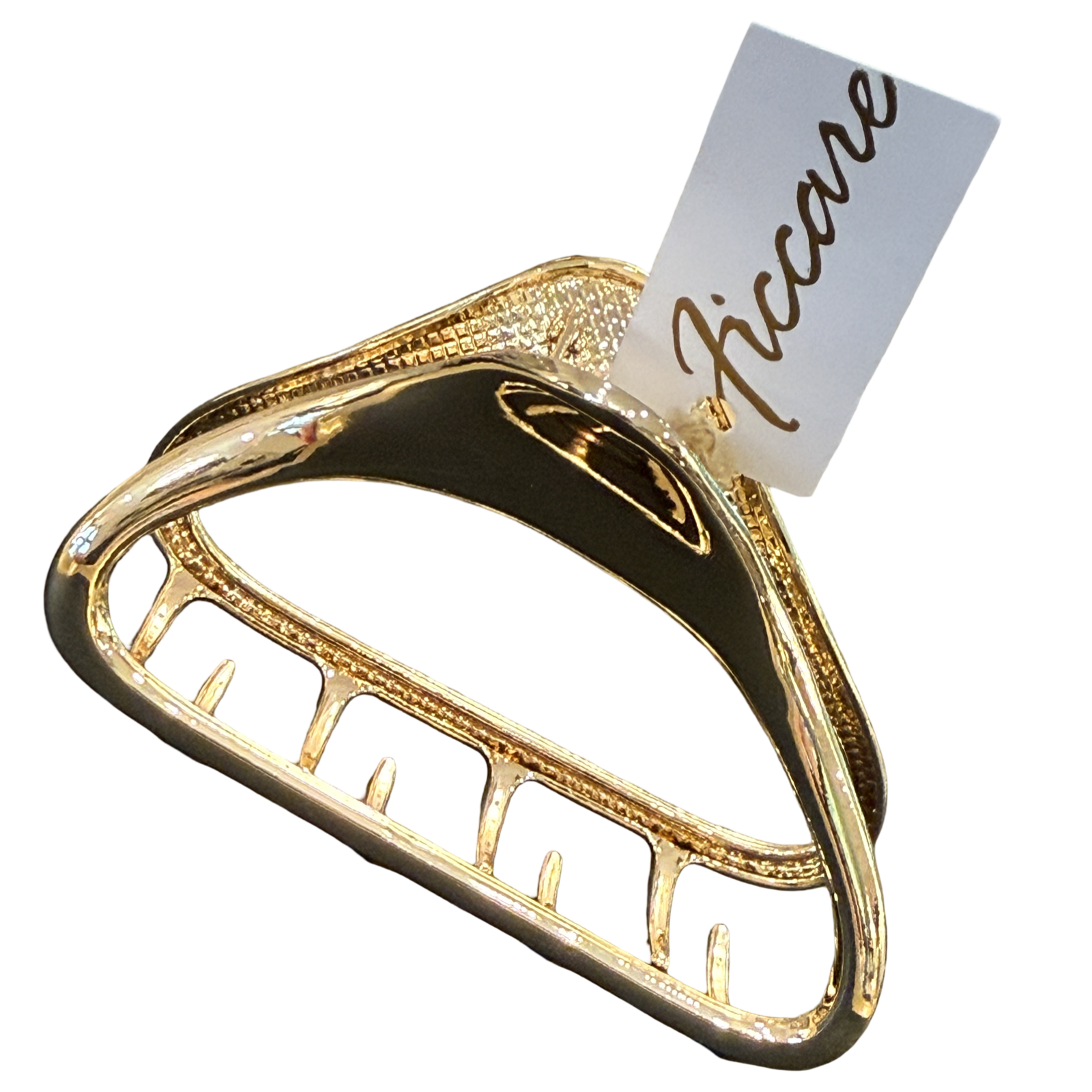 Ficcare Doris Metal Jaw Hair Clip | Gold