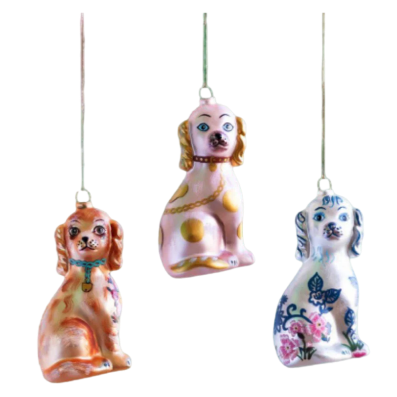 Floral Dog Chinoiserie Dog Cody Foster Ornament
